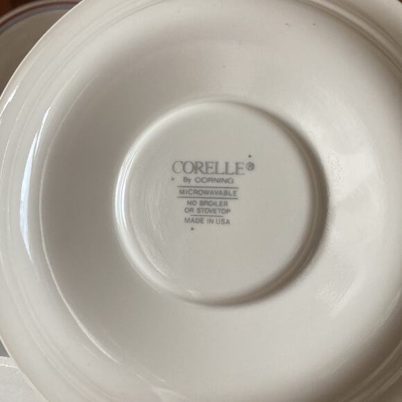 Vintage Corelle “Abundance” Saucers, Set of 4 - Picture 4 of 6